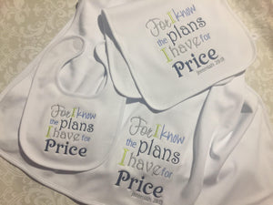 For I know the plans Christian baby boy gift