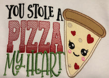 You Stole a Pizza my heart Valentine raglan