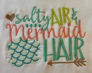 Mermaid hair don’t care summer short set