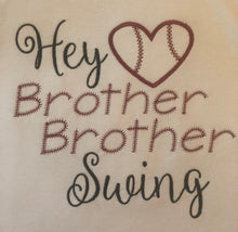 Brother Brother Swing baseball sister angel sleeve tank