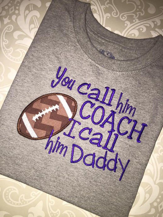 You call him coach I call him daddy tee