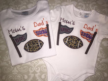 House divided applique baby bodysuit or ruffle tee