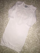 Embroidered Cross Christening gown