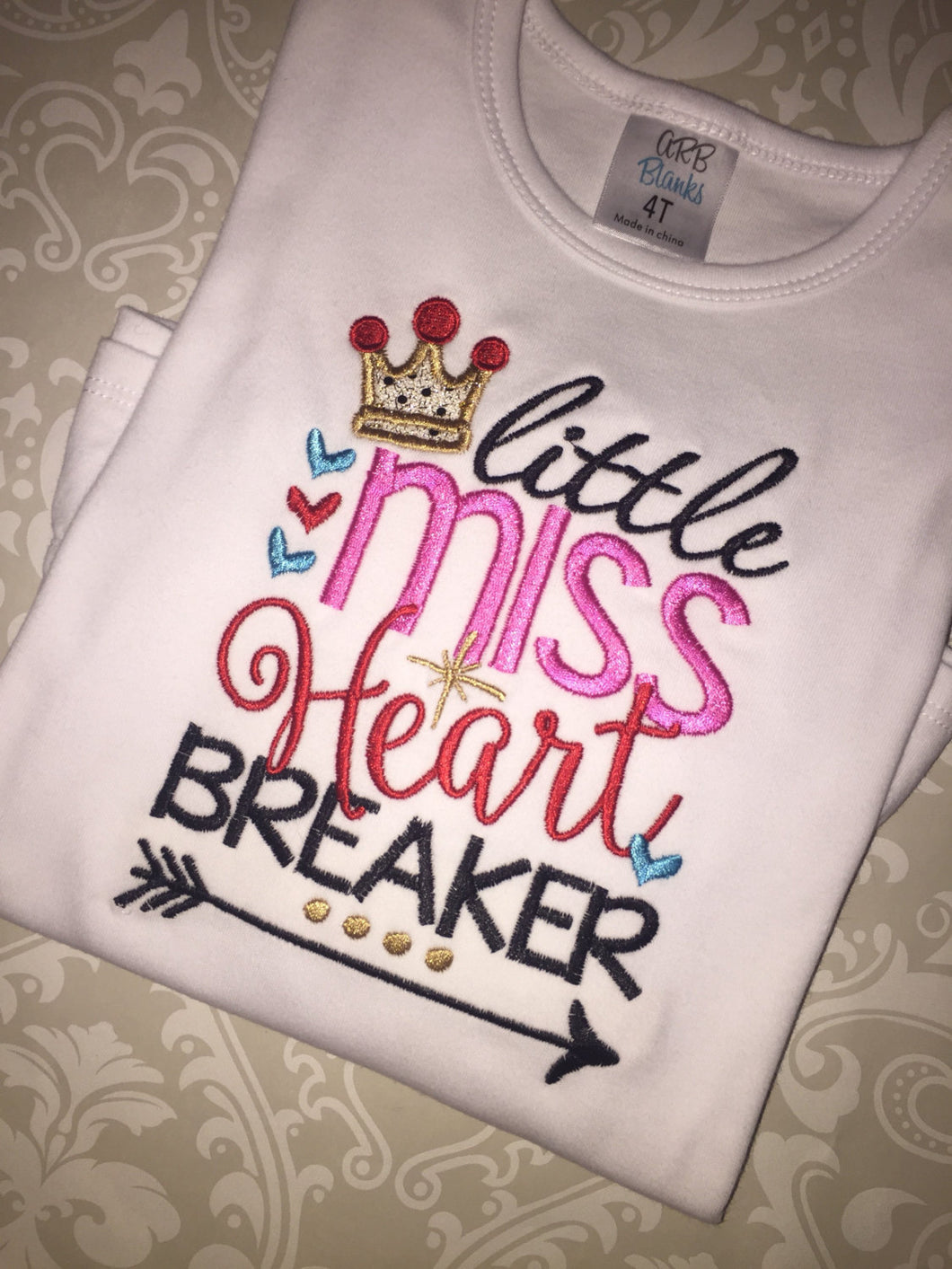 Little Miss Heart Breaker tee