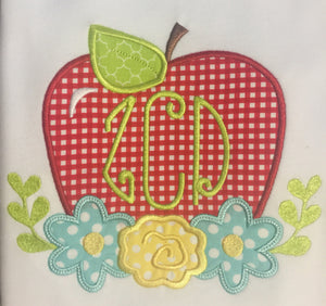 Monogram Apple Back to school outfit