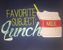 Favorite Subject is Lunch back to school tee