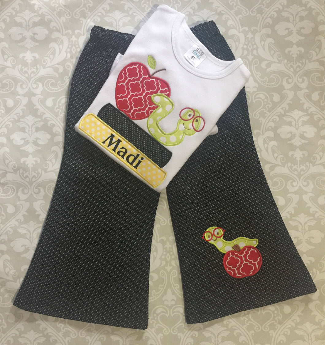 Applique Back to school outfit