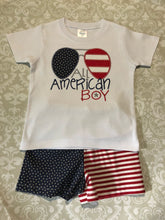 All american boy shorts set