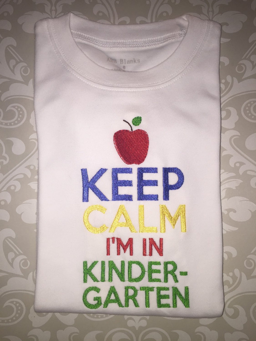 Keep Calm I'm in Kindergarten tee
