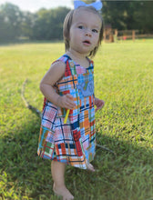 Whale monogram jumper dress with matching bloomers