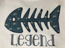 Bonefish applique monogram shorts set