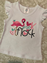 Flamingo back to school tee and shorts set