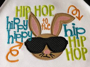 Hip hop Easter raglan tee
