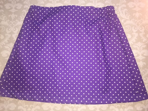 Purple Tiger tail applique skirt